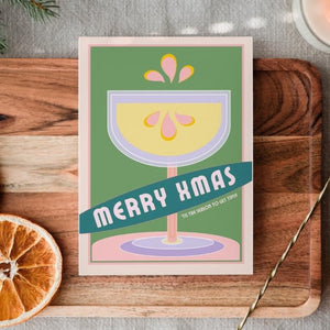 Xmas 'Tis the season to get tipsy' Card