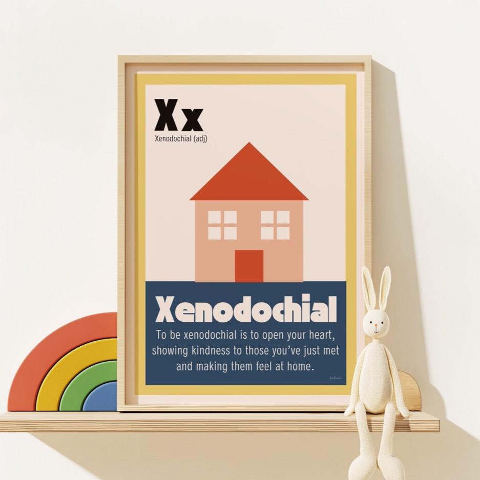 X if for Xenodochial