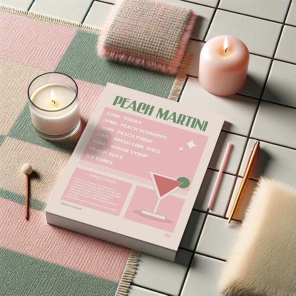 May's Petite Print: Peach Martini