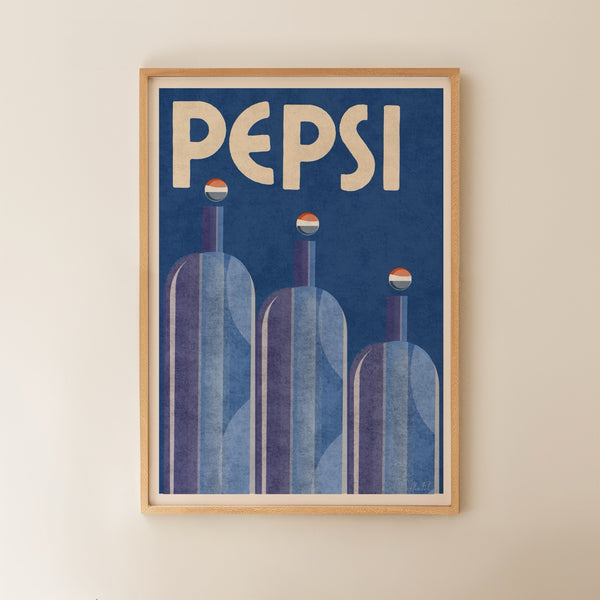 Vera loves Pepsi Art Print