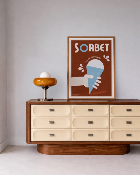 Vera Loves Sorbet Art Print